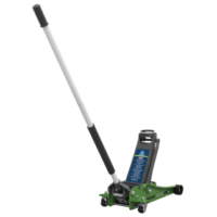 Trolley Jack 2.25tonne Low Entry Rocket Life Hi-Vis Green