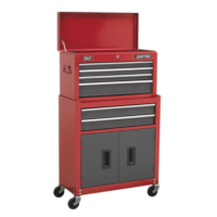 Topchest&Rollcab Combination 6 Drawer with Ball-Bearing slides