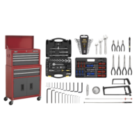Topchest&Rollcab Combination 6 Drawer with Ball-Bearing Slides