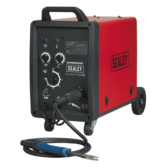 Professional MIG Welder 200A 230V with Binzel* Euro Torch