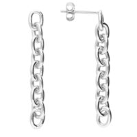 Link Earrings Silver