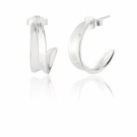 Curved Hoop Earrings