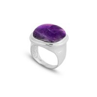 Amethyst Colour Stone Ring