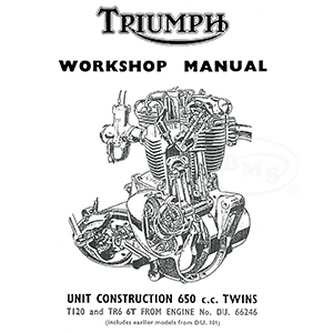 1970 Triumph unit 650cc UK Handbook 1257 