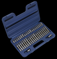 TRX-Star/Hex/Spline Bit Set 42pc 3/8" & 1/2"Sq Drive - AK219