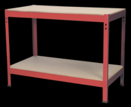 Workbench 1.2mtr Steel Wooden Top - AP1210