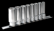 Socket Set 8pc 3/8"Sq Drive 6pt Deep Wall Drive Imperial - AK2831