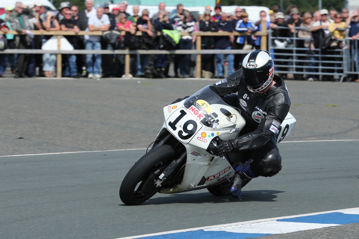 PACEMAKER, BELFAST, 24/8/14: James Hewing pictured at the Isle of Man Classic TT Festival of Jurby. PICTURE BY DAVE KNEEN