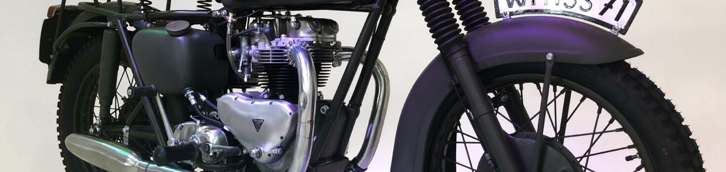 Great Escape Stunt Man @ The Museum McQueen Triumph. (1)